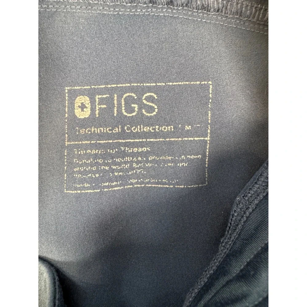FIGS Kade Cargo Scrub Pants Navy Blue Technical Collection T21004T Mens Medium
